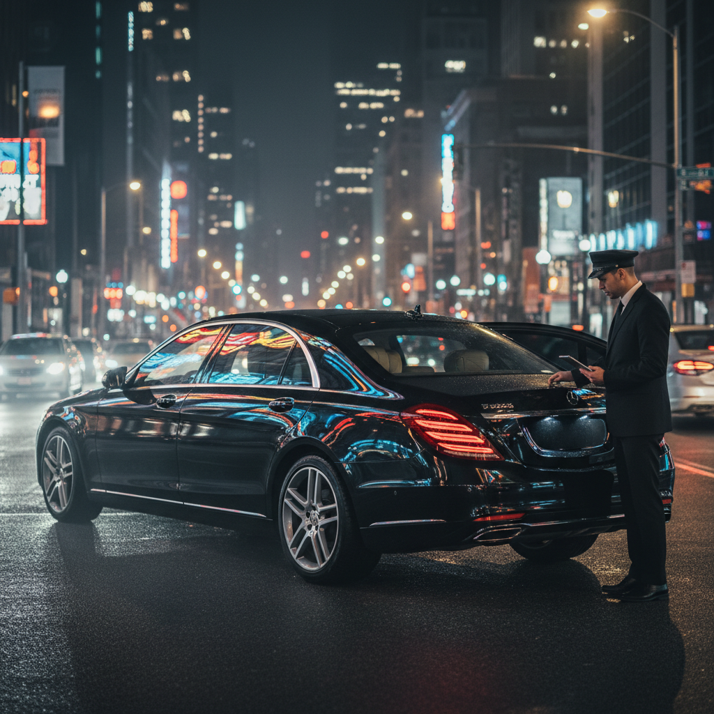 HeXA RIDES luxury black sedan β premium chauffeur vehicle